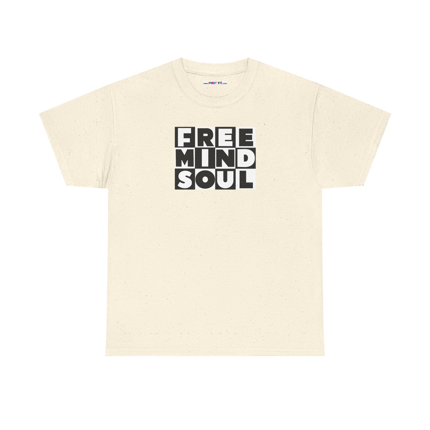 FREE MIND SOUL Unisex Heavy Cotton Tee
