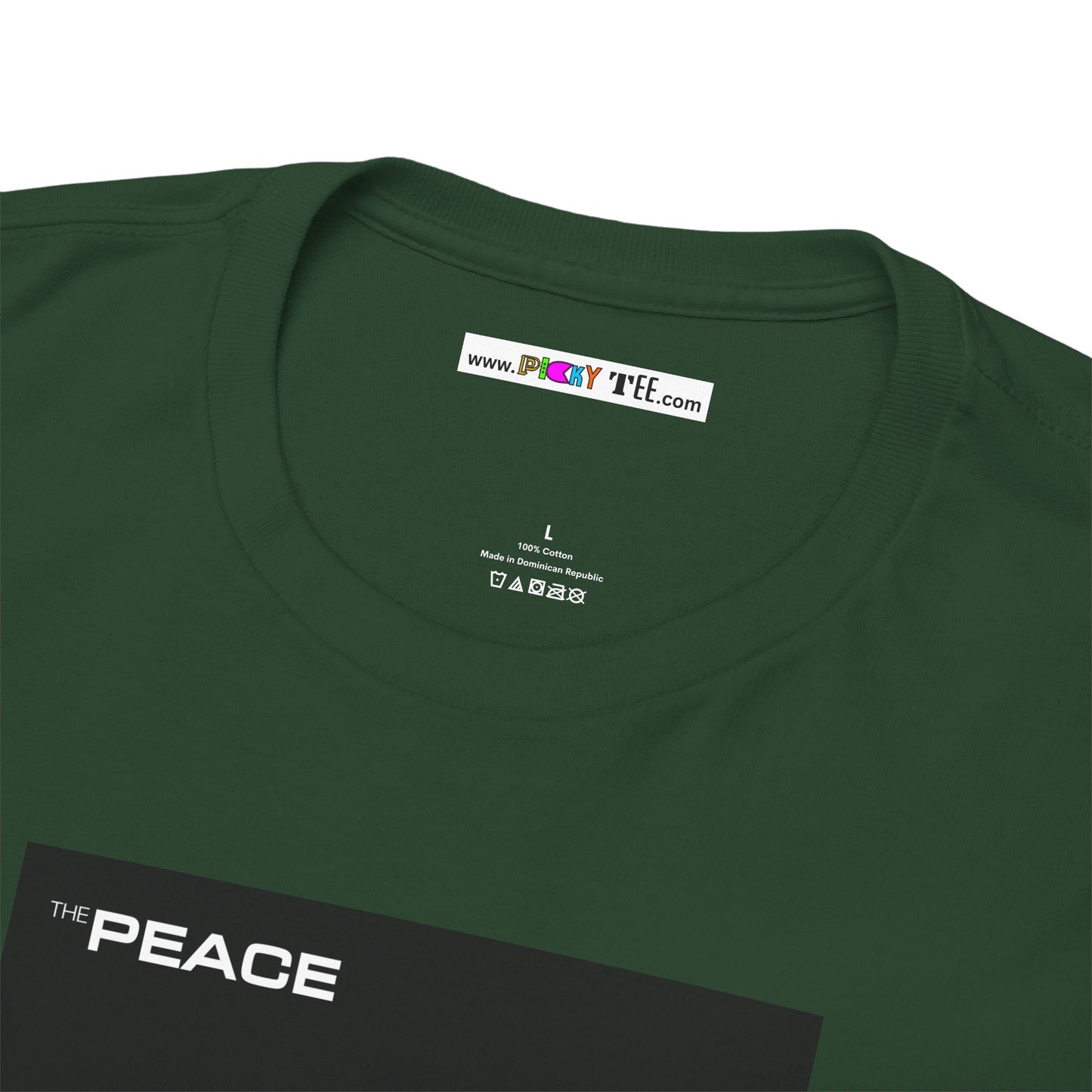 the PEACE ghost in the war-machine Unisex Heavy Cotton Tee