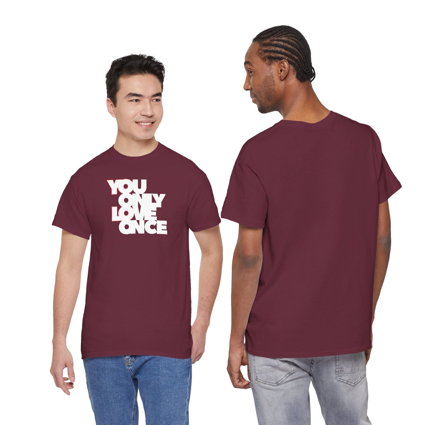 YOLO - YOU ONLY LOVE ONCE Unisex Heavy Cotton Tee