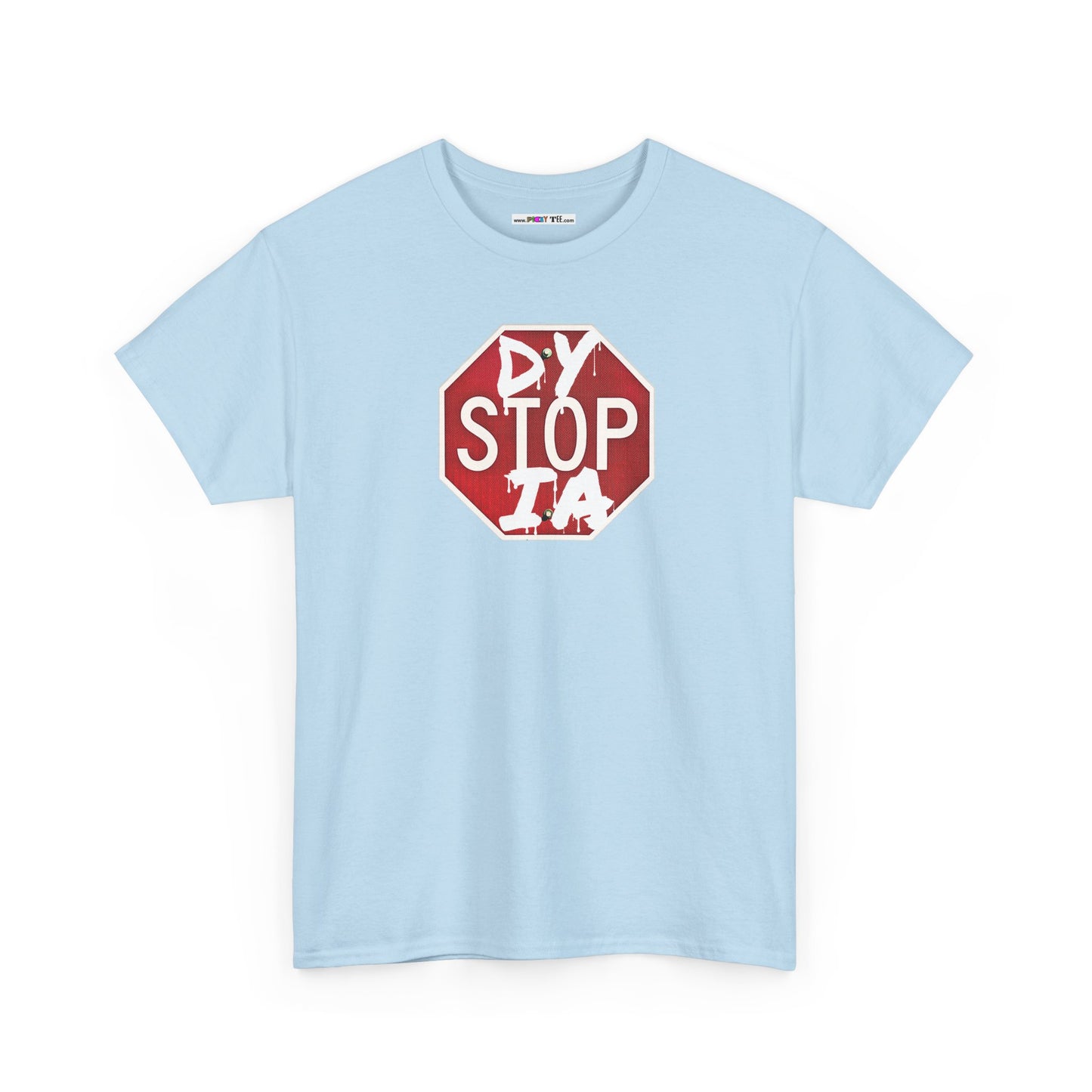 STOP DYSTOPIA Unisex Heavy Cotton Tee