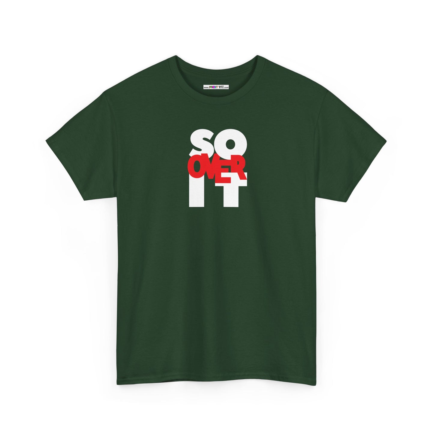 SO OVER IT Unisex Heavy Cotton Tee