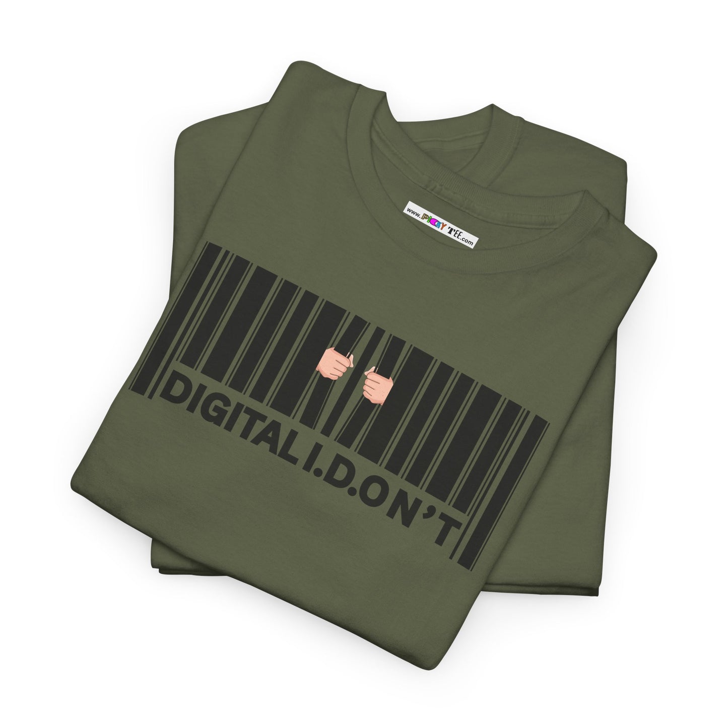 DIGITAL I.D.ON'T Unisex Heavy Cotton Tee