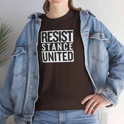 RESIST STANCE UNITED Unisex Heavy Cotton Tee
