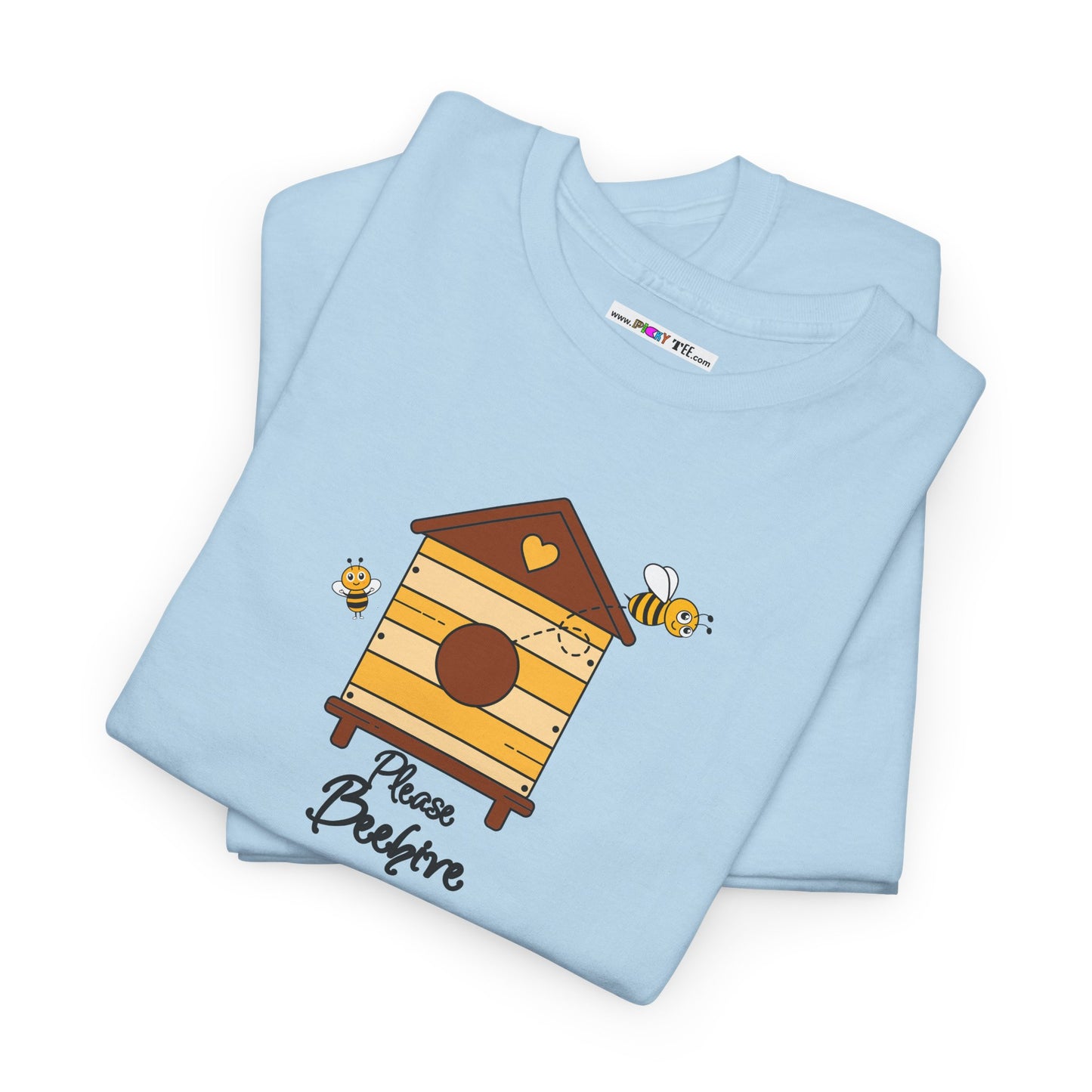Please Beehive Unisex Heavy Cotton Tee