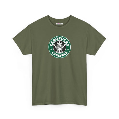 ZEROFUCKS CAREFREE Unisex Heavy Cotton Tee