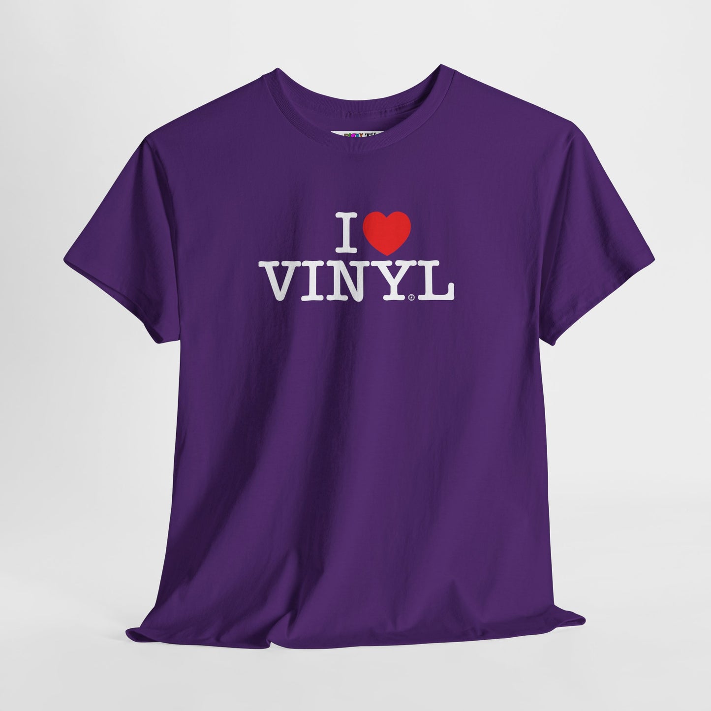 I ❤️ VINYL Unisex Heavy Cotton Tee