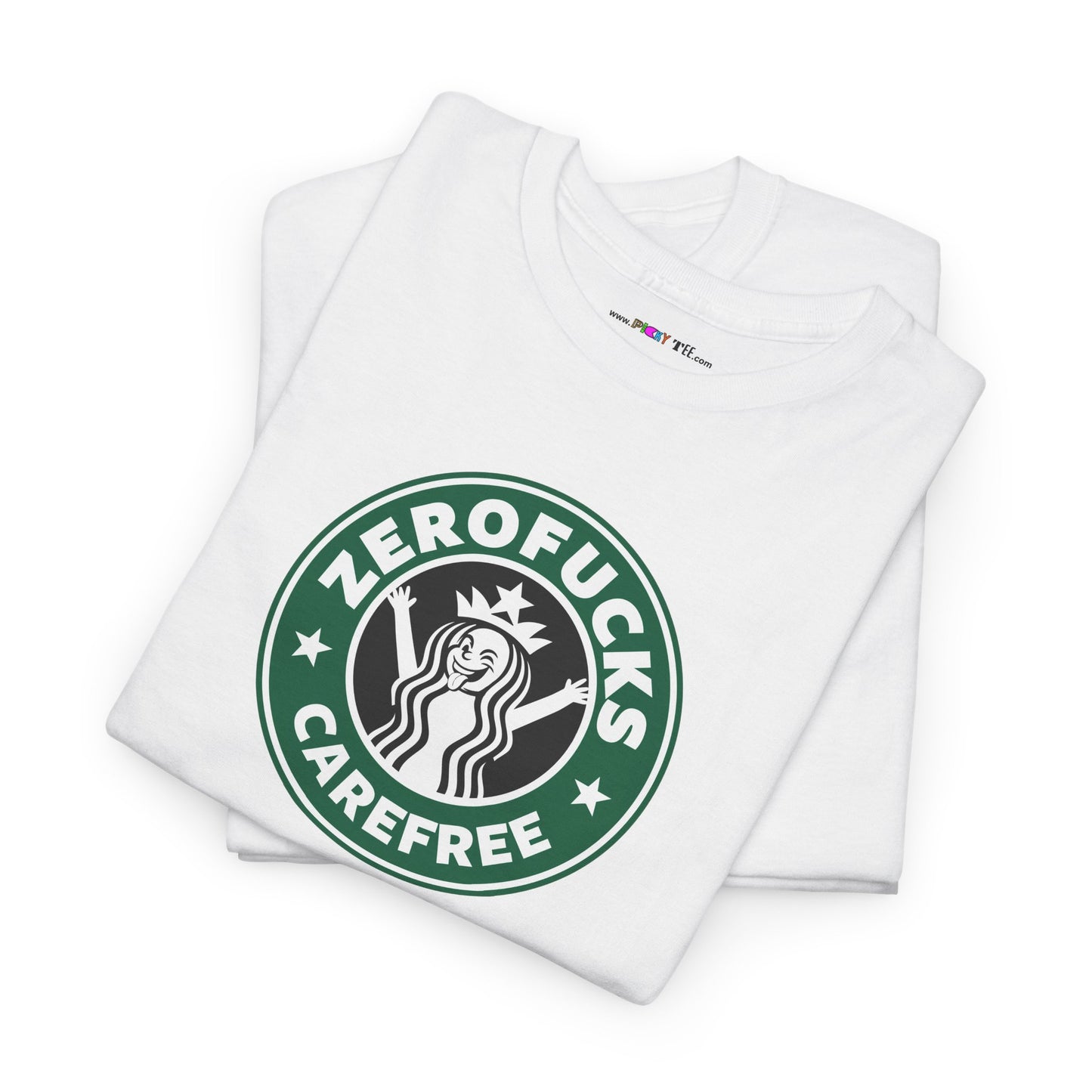 ZEROFUCKS CAREFREE Unisex Heavy Cotton Tee