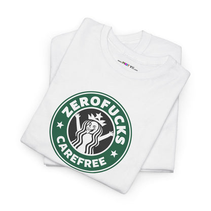 ZEROFUCKS CAREFREE Unisex Heavy Cotton Tee