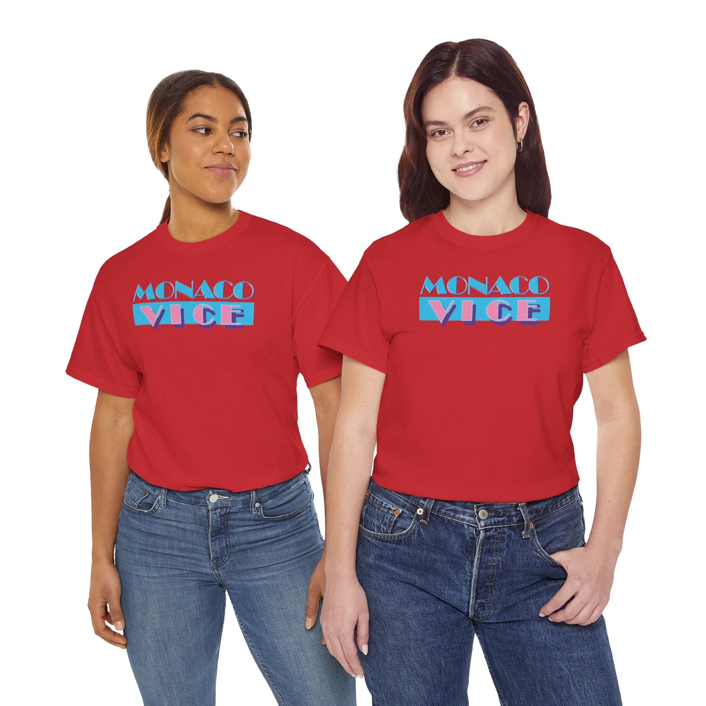 MONACO VICE Unisex Heavy Cotton Tee
