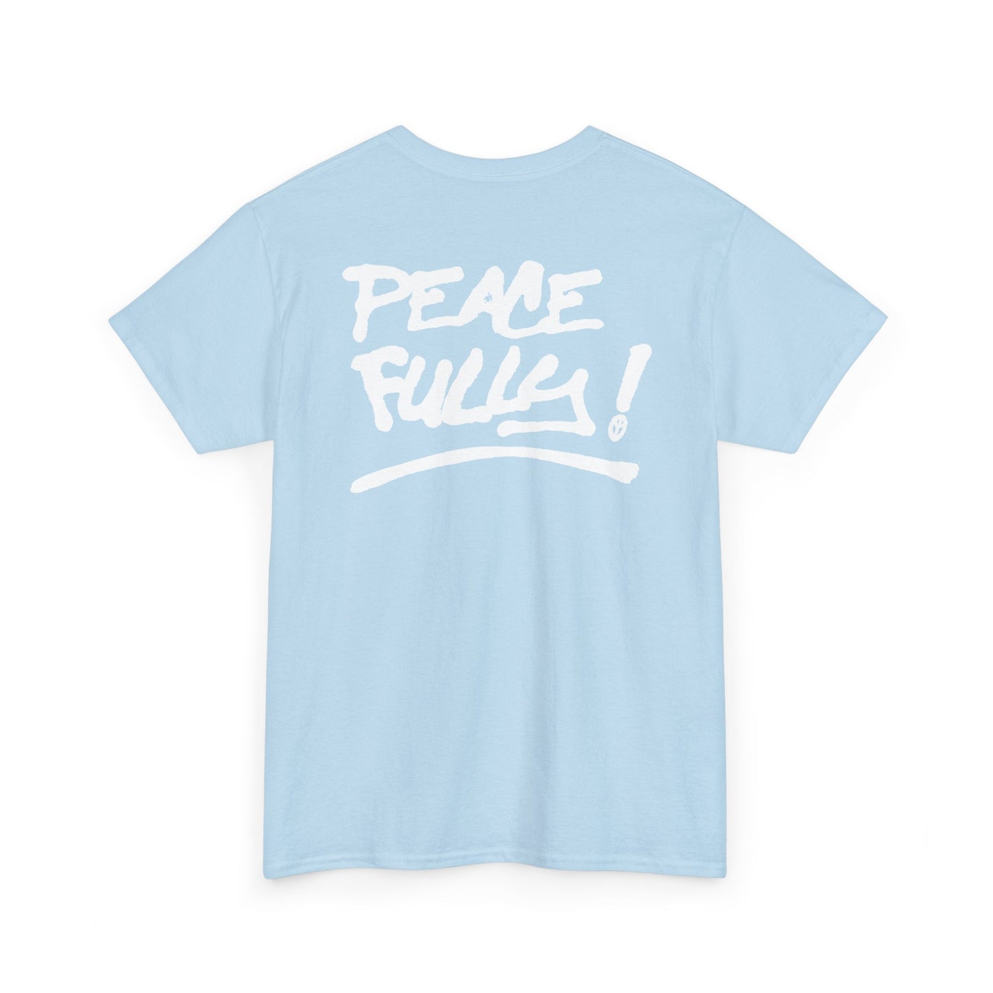PEACEFULLY! Unisex Heavy Cotton Tee