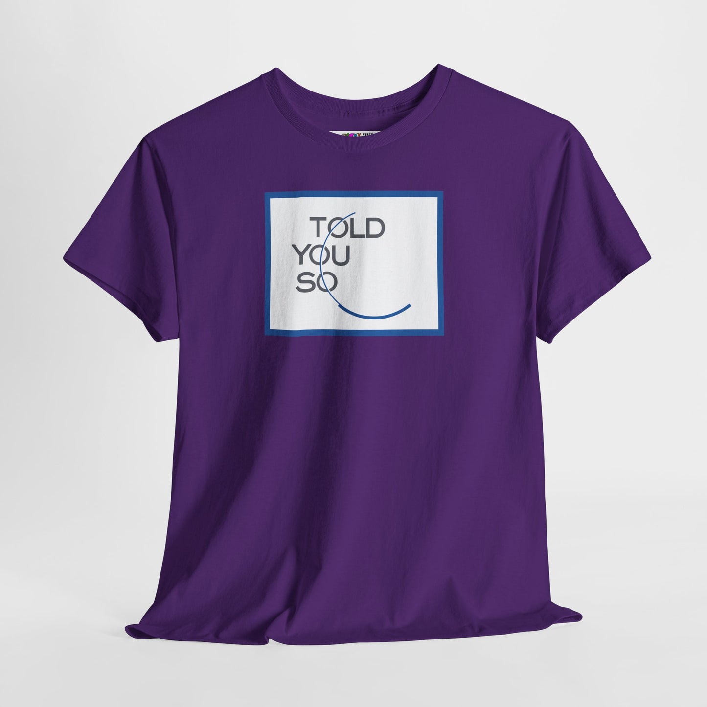 TOLD YOU SO Unisex Heavy Cotton Tee