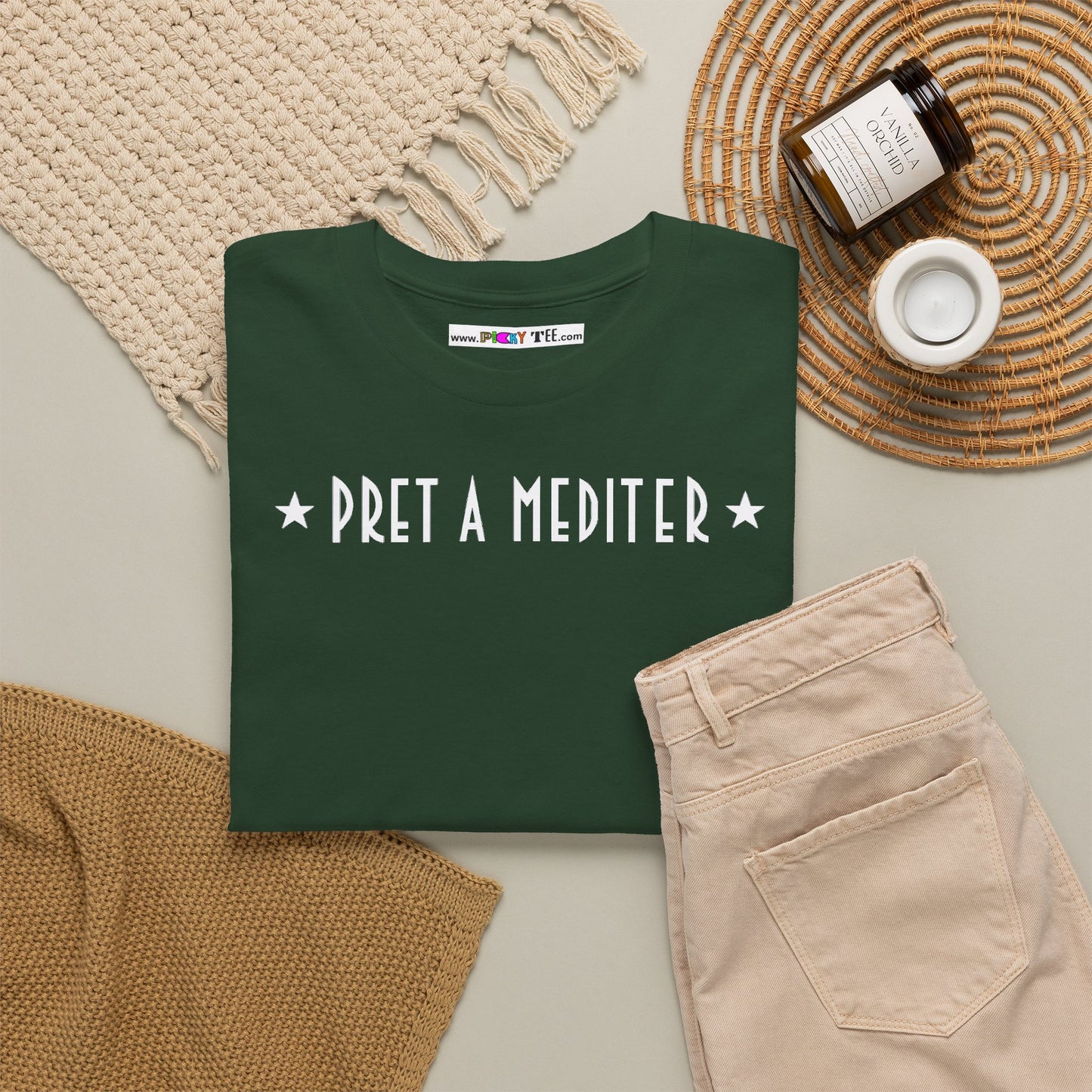* PRET A MEDITER * Unisex Heavy Cotton Tee