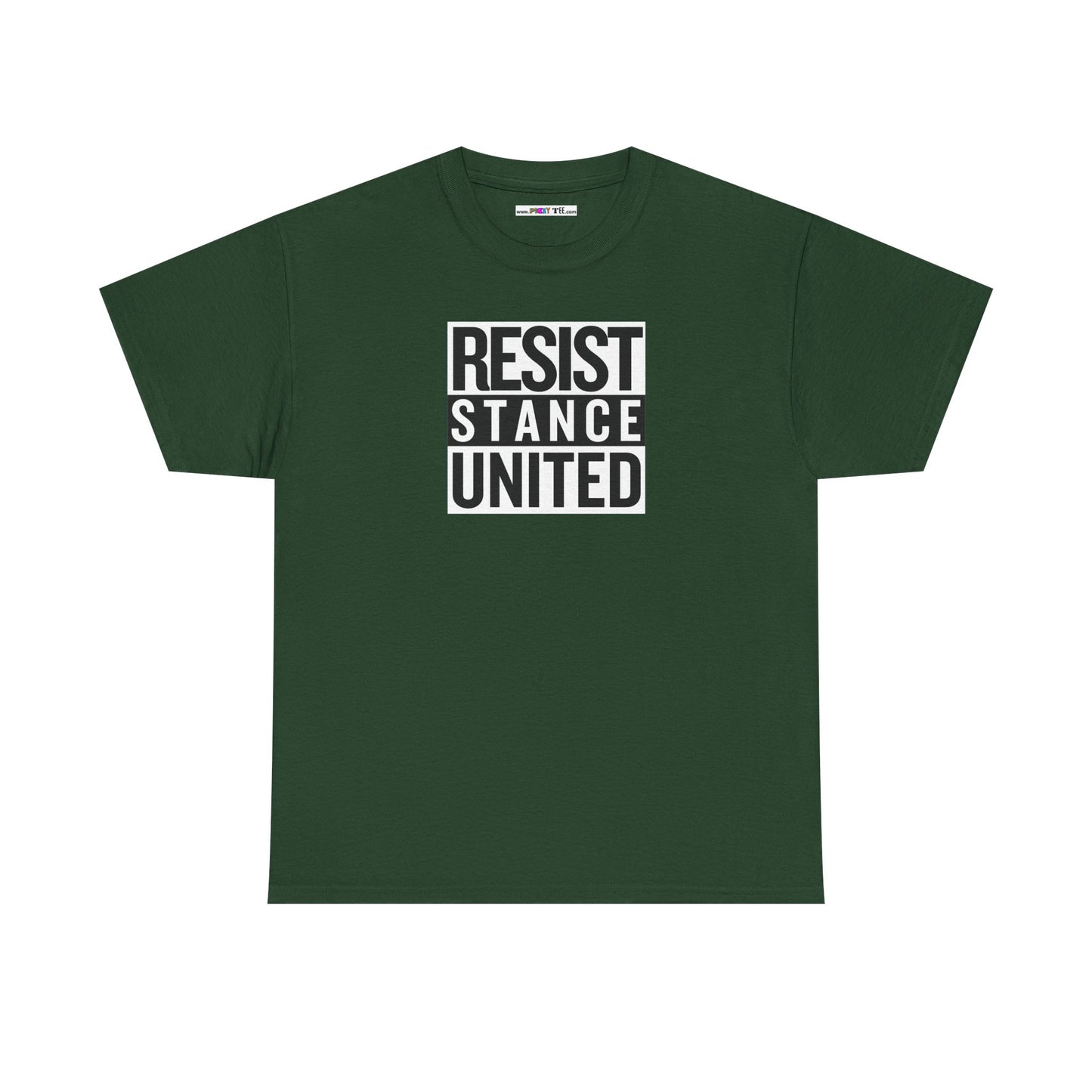 RESIST STANCE UNITED Unisex Heavy Cotton Tee