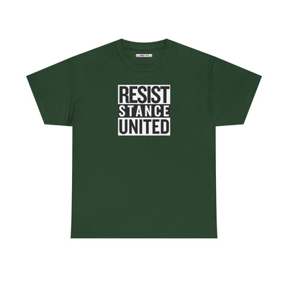 RESIST STANCE UNITED Unisex Heavy Cotton Tee