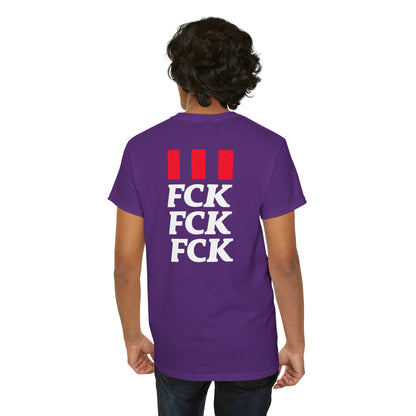FCK FCK FCK Unisex Heavy Cotton Tee