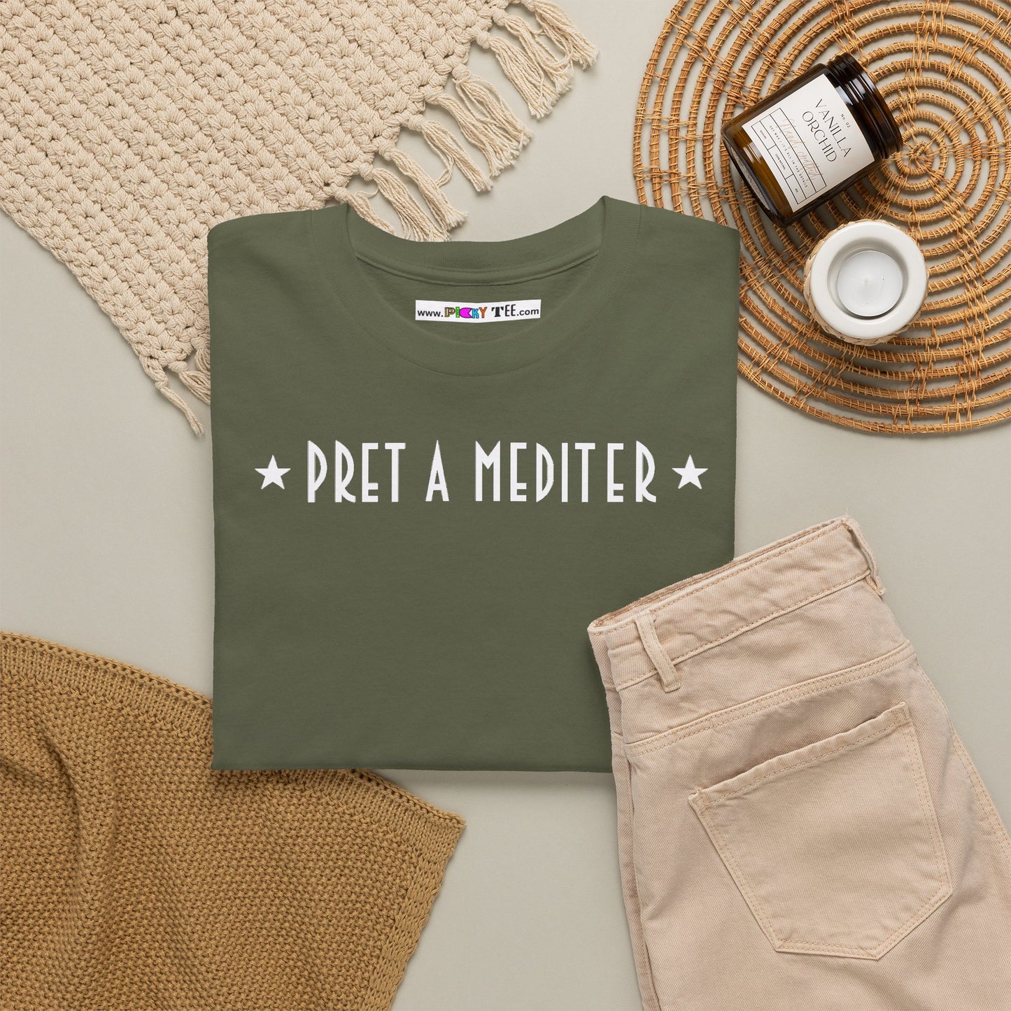 * PRET A MEDITER * Unisex Heavy Cotton Tee
