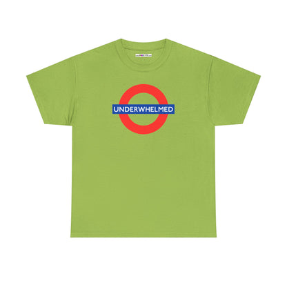 UNDERWHELMED Unisex Heavy Cotton Tee