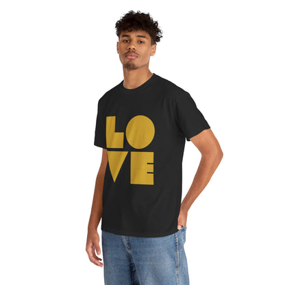 LOVE is GOLD Unisex Heavy Cotton Tee