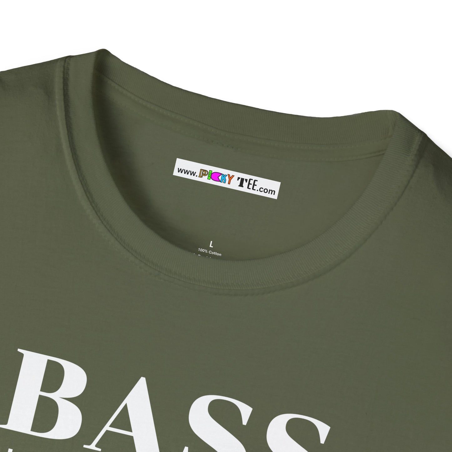 BASS HUGE BASS Unisex Softstyle 100% Cotton T-Shirt