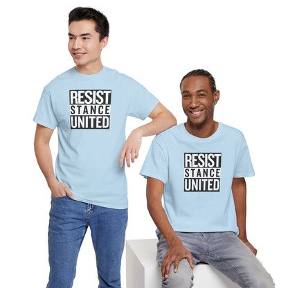 RESIST STANCE UNITED Unisex Heavy Cotton Tee