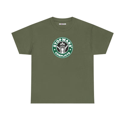 STOP WARS' CONFLICTS Unisex Heavy Cotton Tee