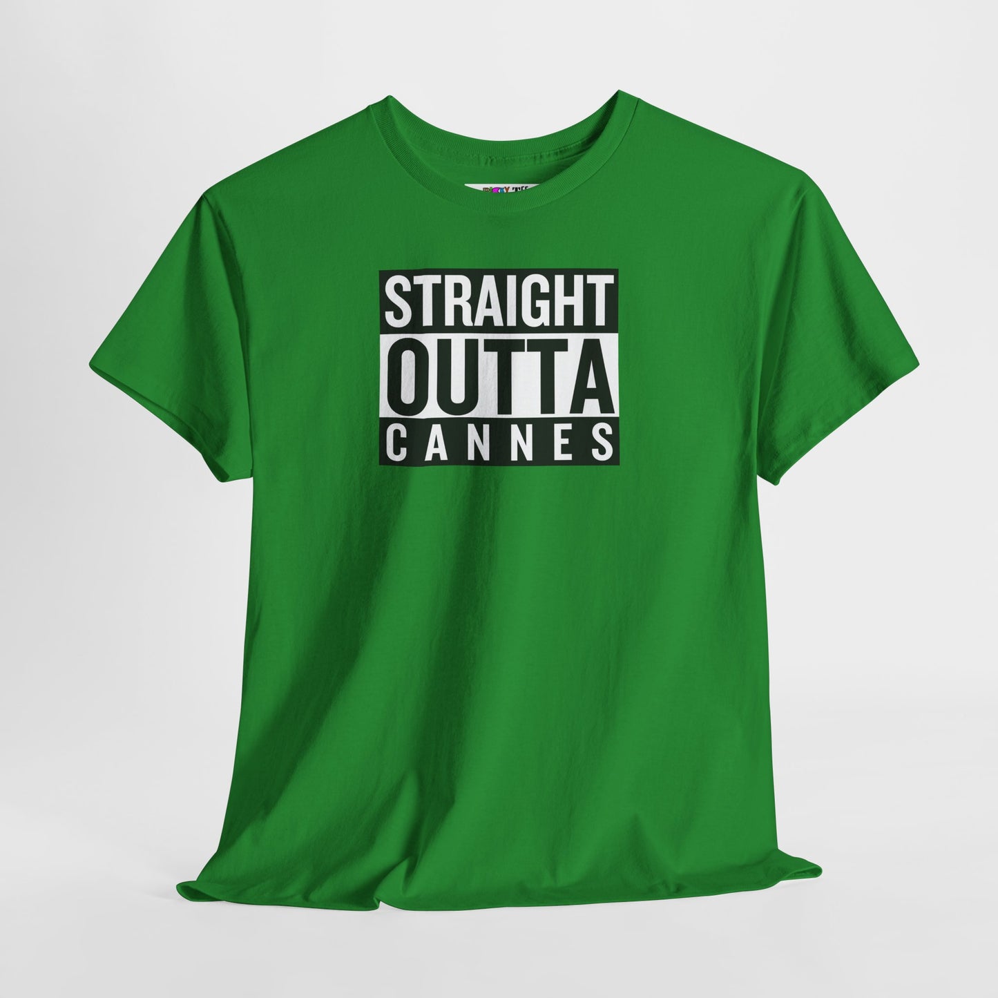 STRAIGHT OUTTA CANNES Unisex Heavy Cotton Tee