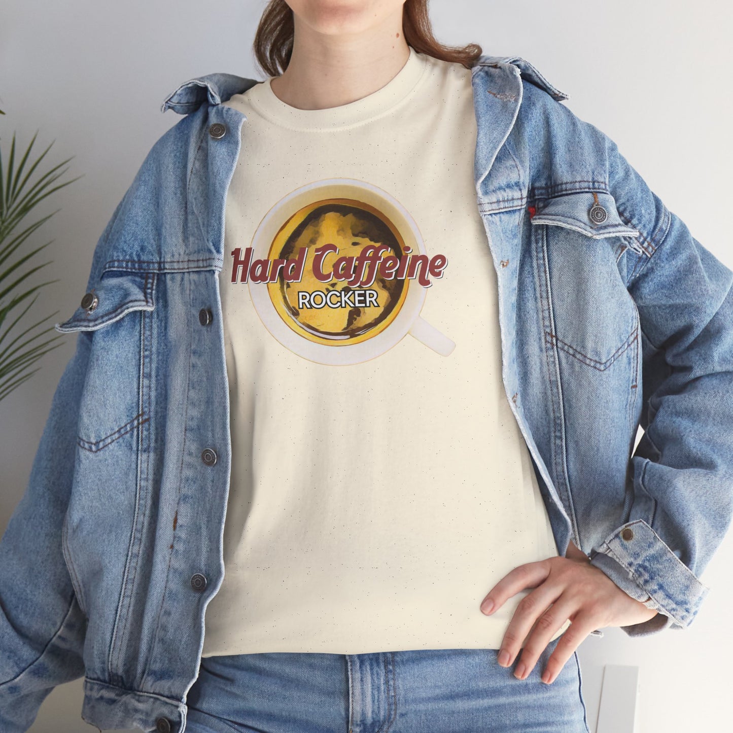 Hard Caffeine ROCKER Unisex Heavy Cotton Tee