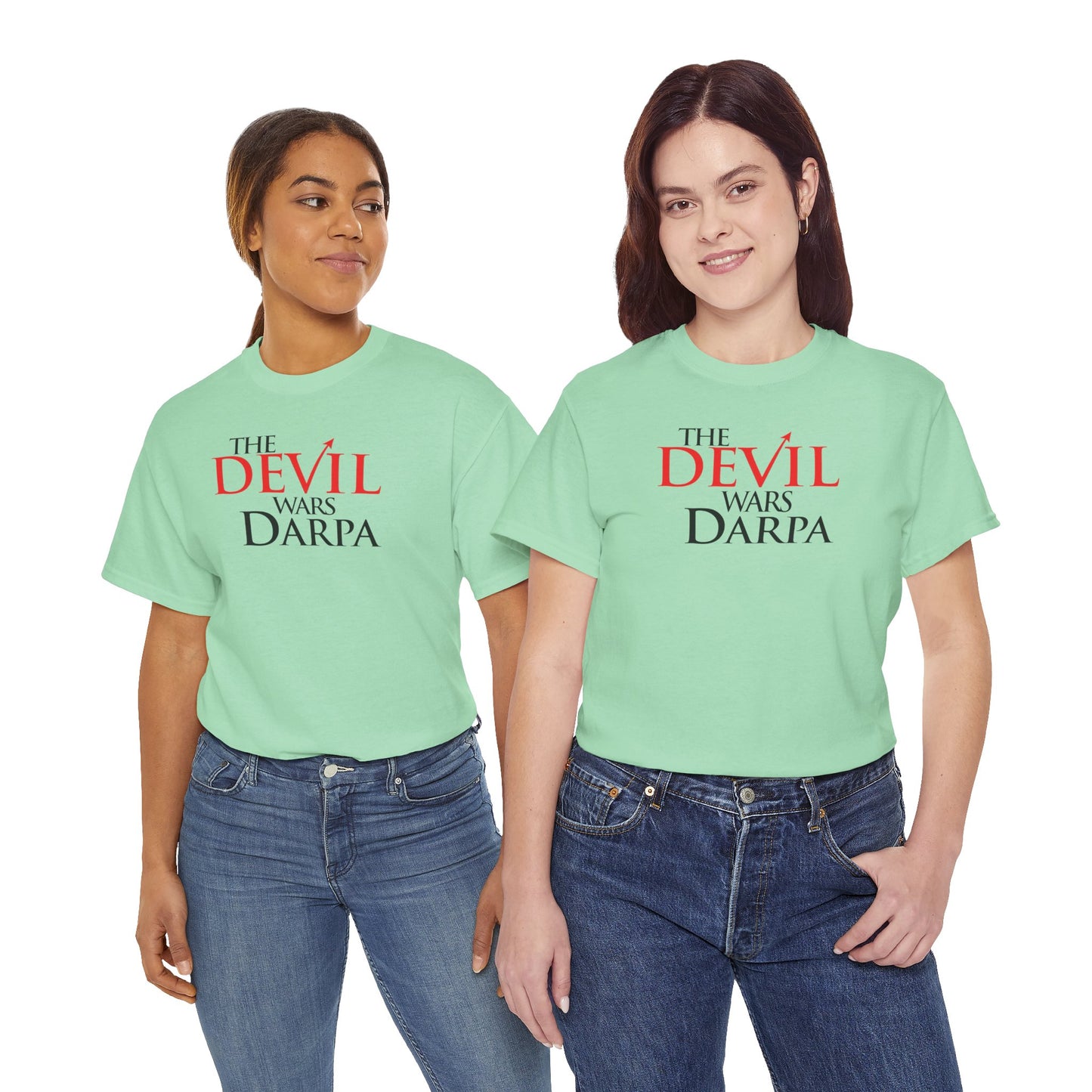 THE DEVIL WARS DARPA Unisex Heavy Cotton Tee