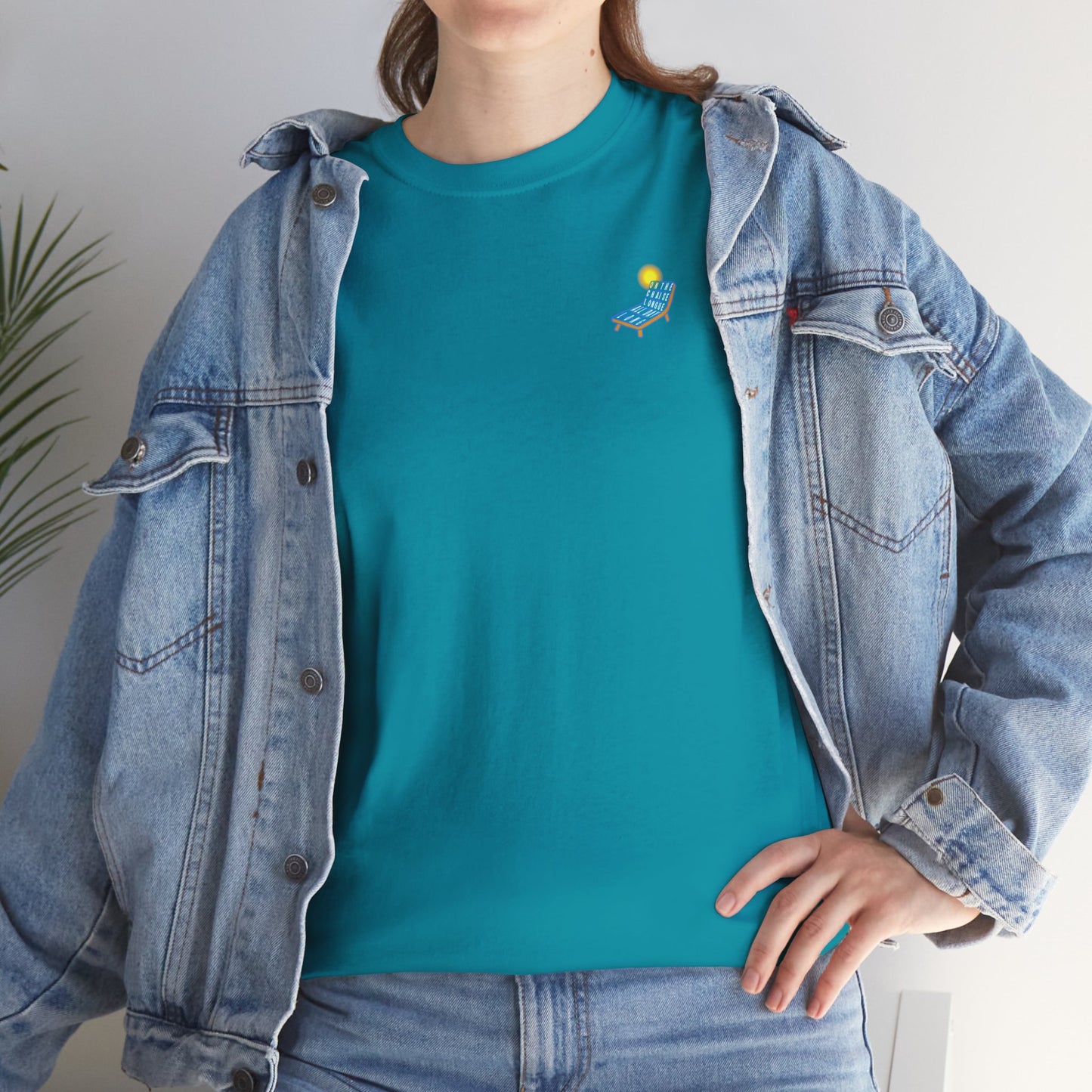 ON THE CHAISE LONGUE ALL DAY LONG Heavy Cotton Tee