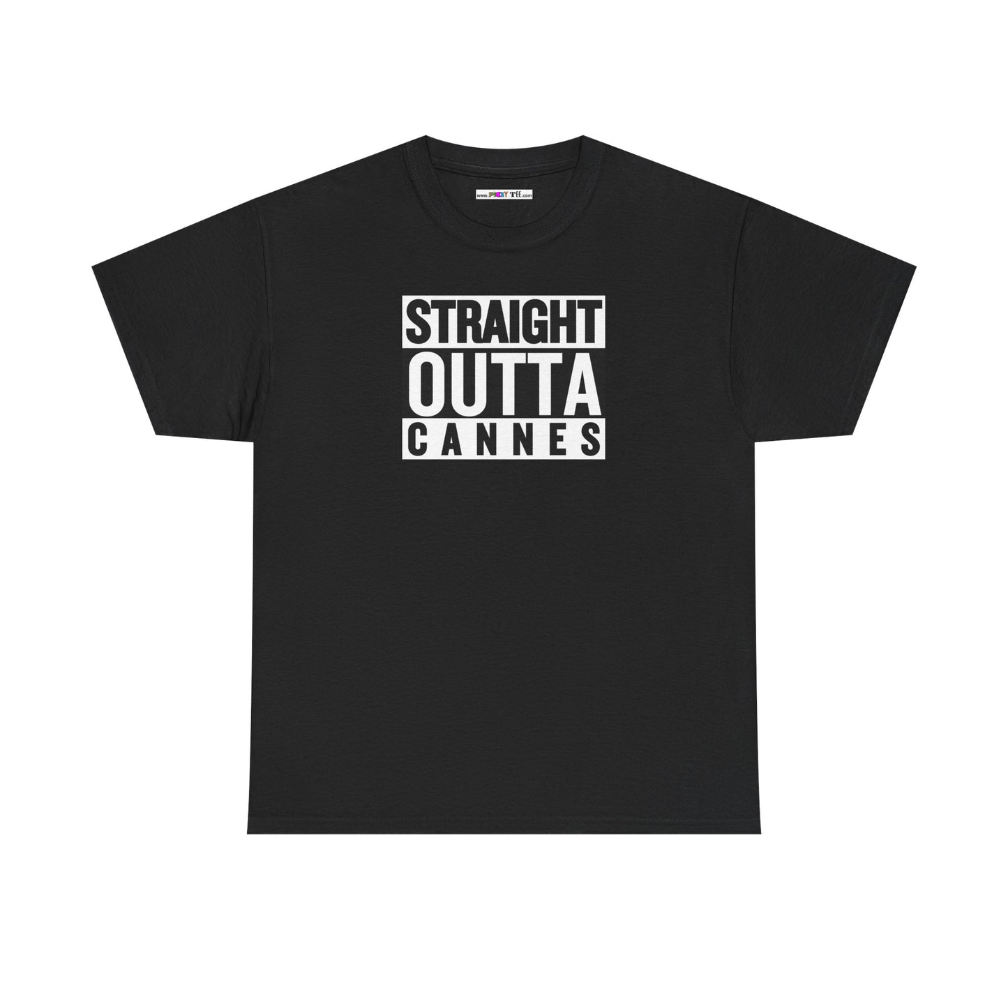 STRAIGHT OUTTA CANNES Unisex Heavy Cotton Tee