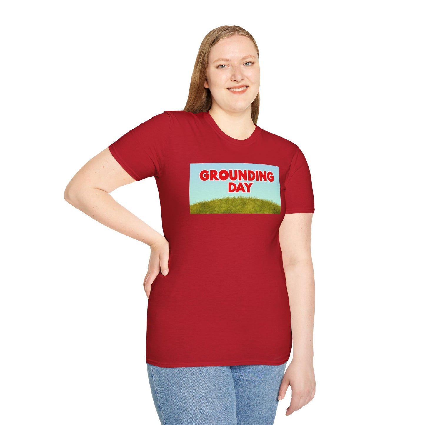 GROUNDING DAY Unisex Softstyle 100% Cotton T-Shirt