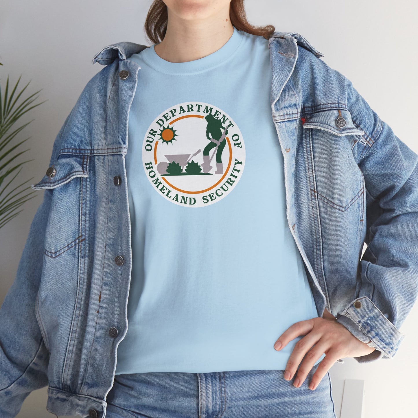 HOMELAND SECURITY (OUR DEPARTMENT OF) Unisex Heavy Cotton Tee