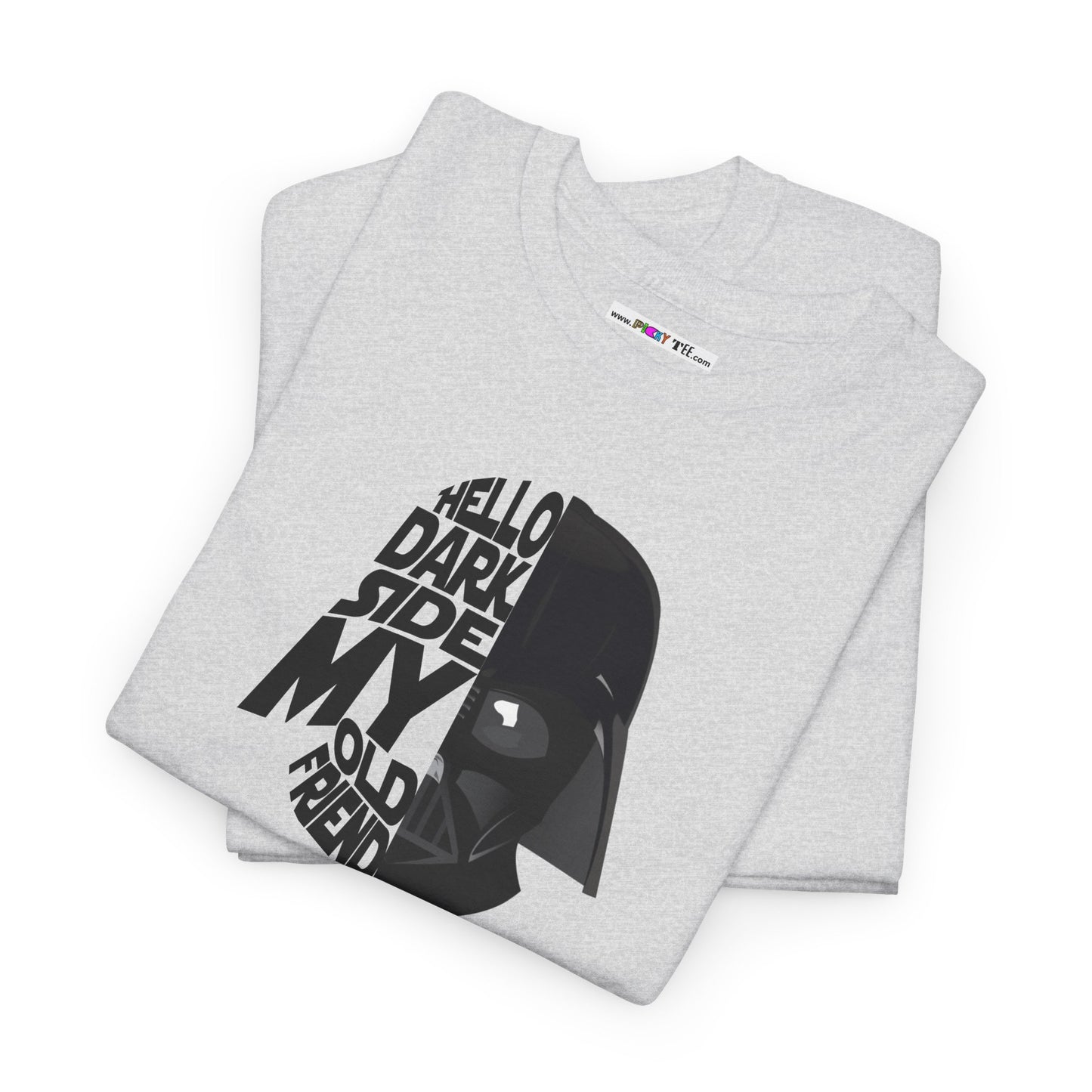 HELLO DARKSIDE MY OLD FRIEND Unisex Heavy Cotton Tee