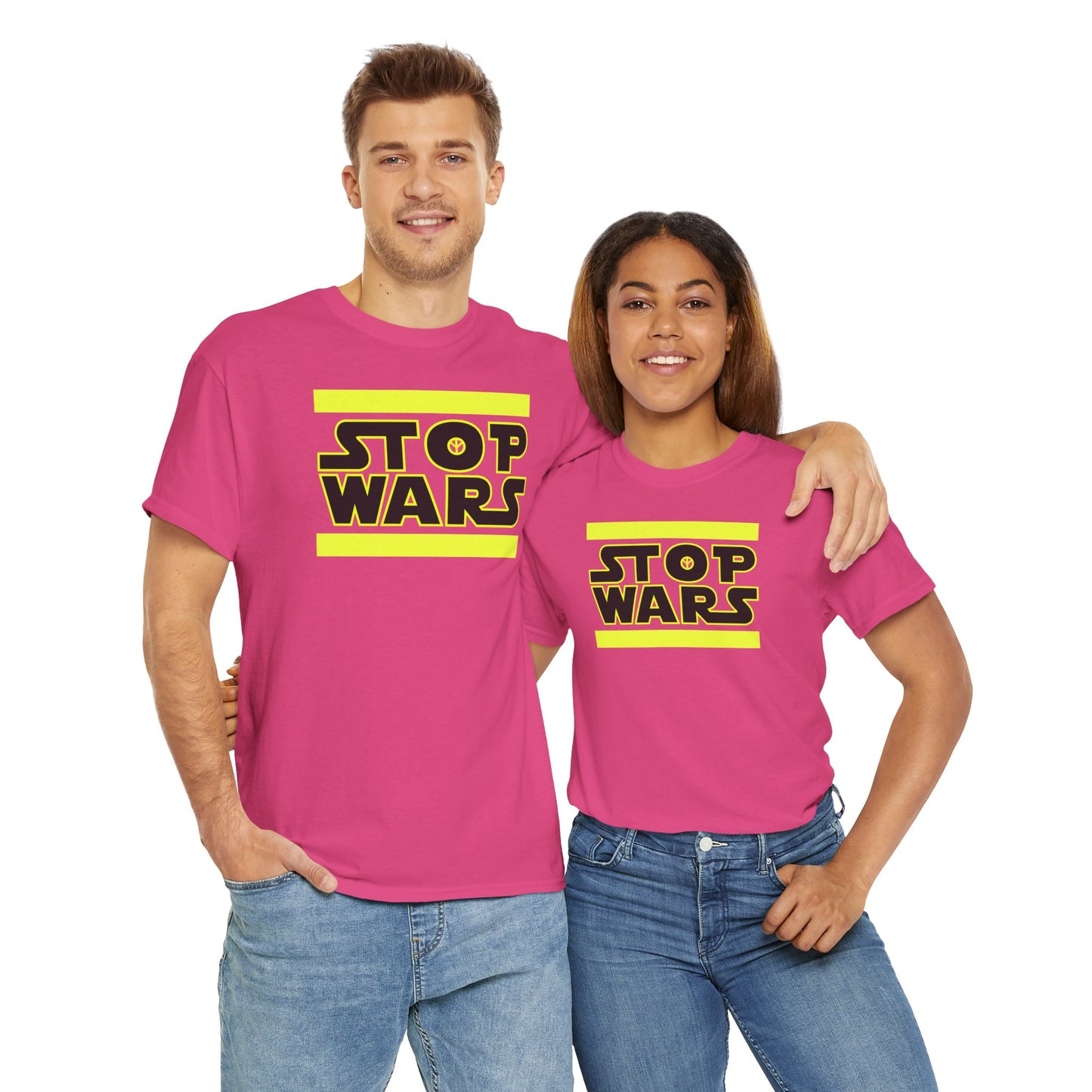 STOP WARS Unisex Heavy Cotton Tee