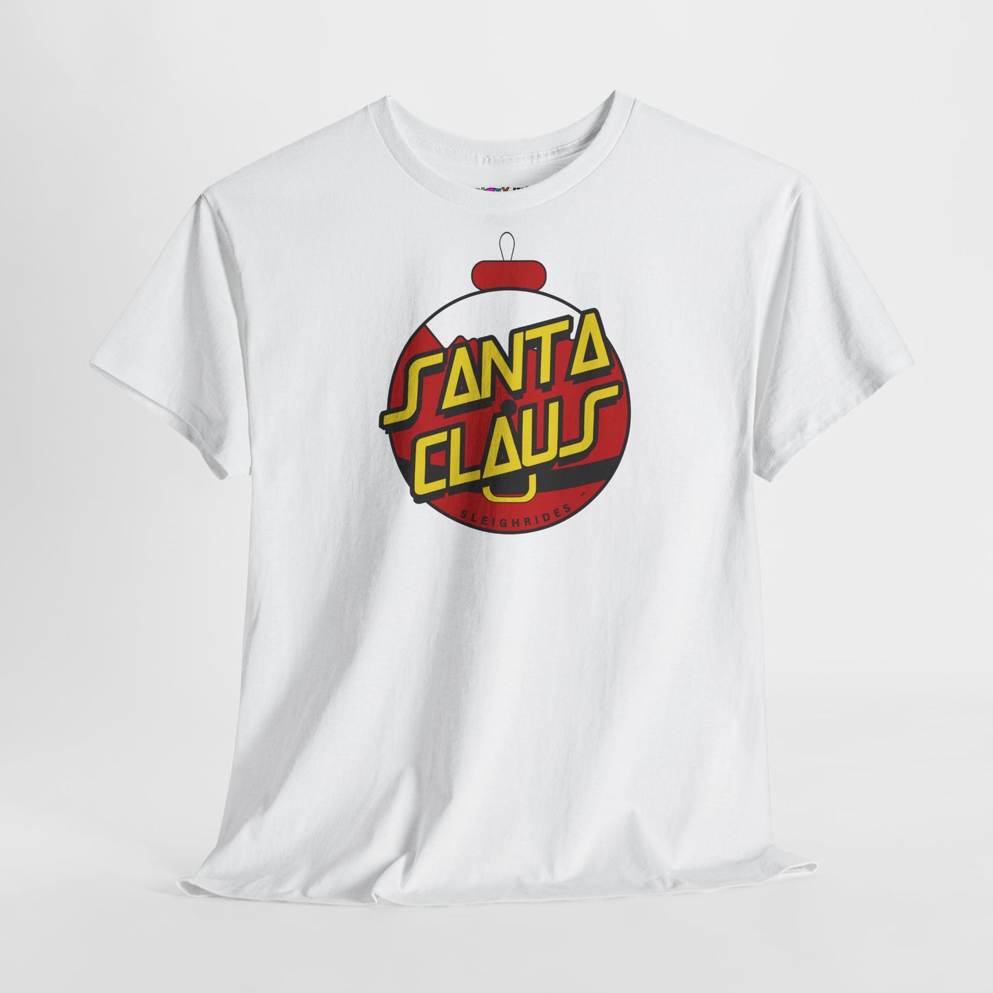 SANTA CLAUS SLEIGHRIDES Unisex Heavy Cotton Tee