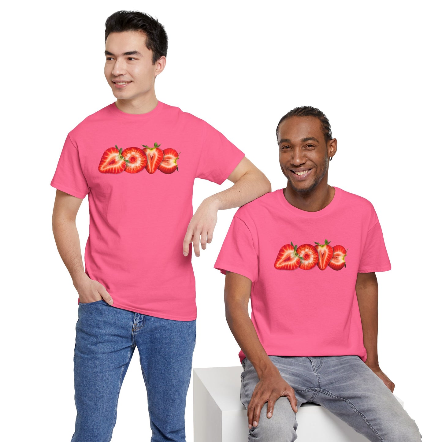 BERRY MUCH LOVE Unisex Heavy Cotton Tee
