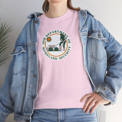 HOMELAND SECURITY (OUR DEPARTMENT OF) Unisex Heavy Cotton Tee