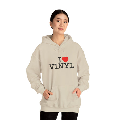 I ❤️ VINYL Unisex Heavy Blend™ Hooded Sweatshirt