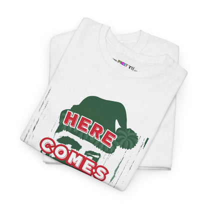 HERE COMES JOLLY!  Unisex Heavy Cotton Tee