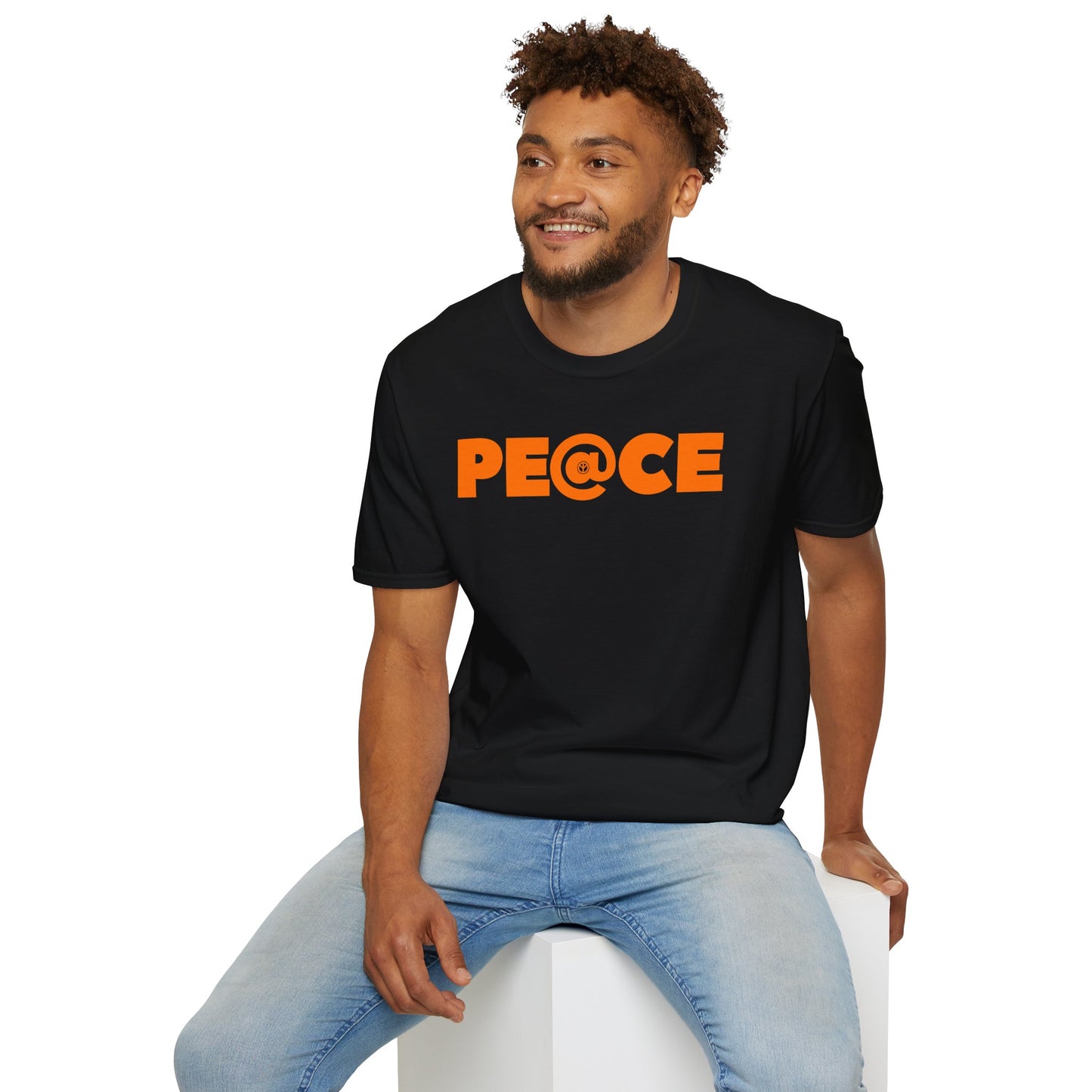 AT PEACE Unisex Softstyle 100% Cotton T-Shirt