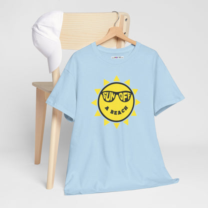 SUN OFF A BEACH Unisex Heavy Cotton Tee