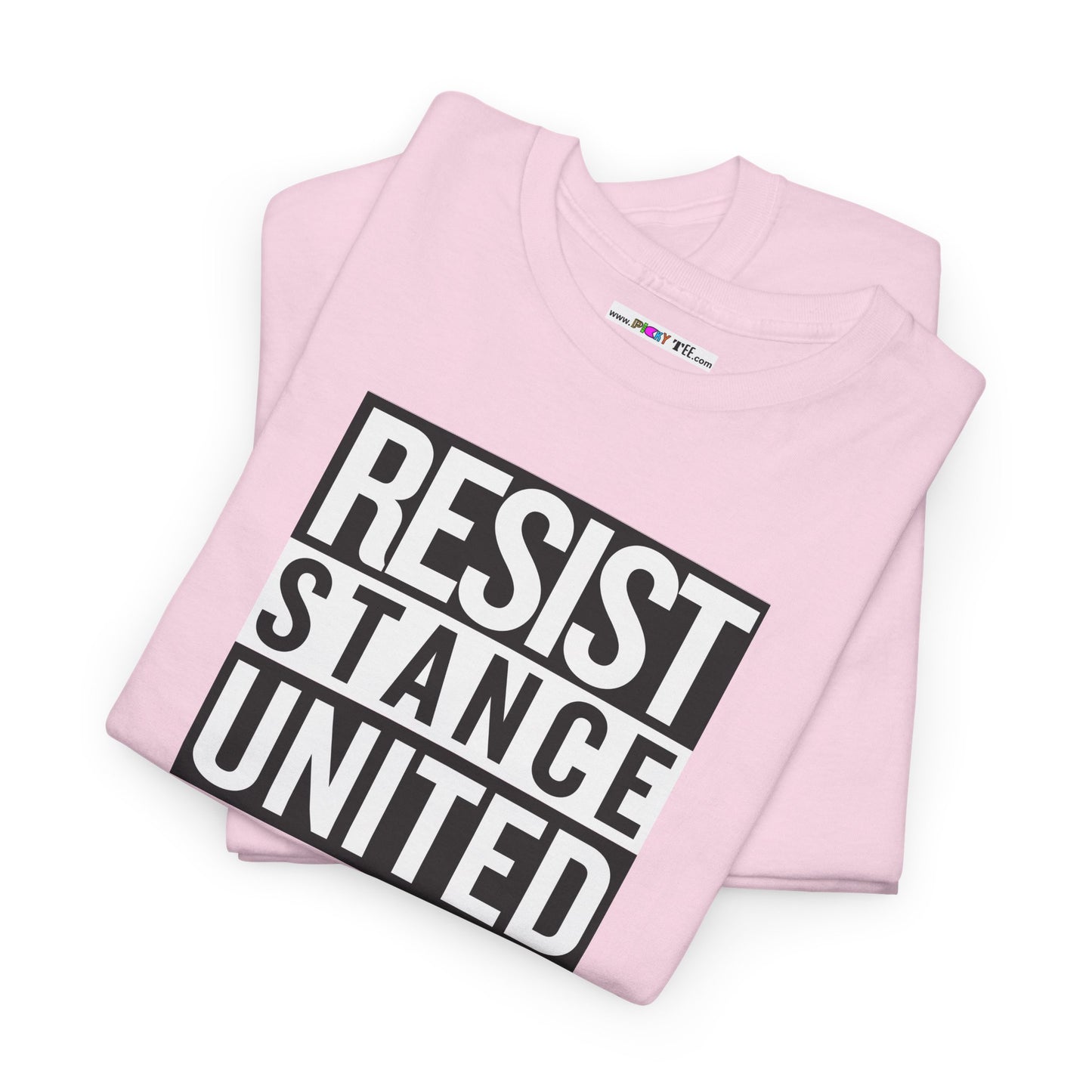 RESIST STANCE UNITED Unisex Heavy Cotton Tee