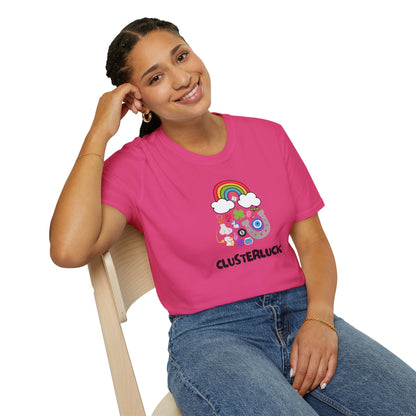 CLUSTERLUCK Unisex Softstyle 100% Cotton T-Shirt