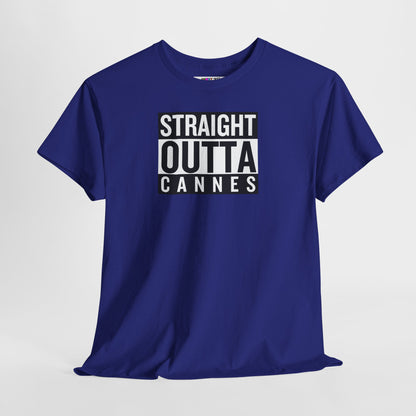 STRAIGHT OUTTA CANNES Unisex Heavy Cotton Tee