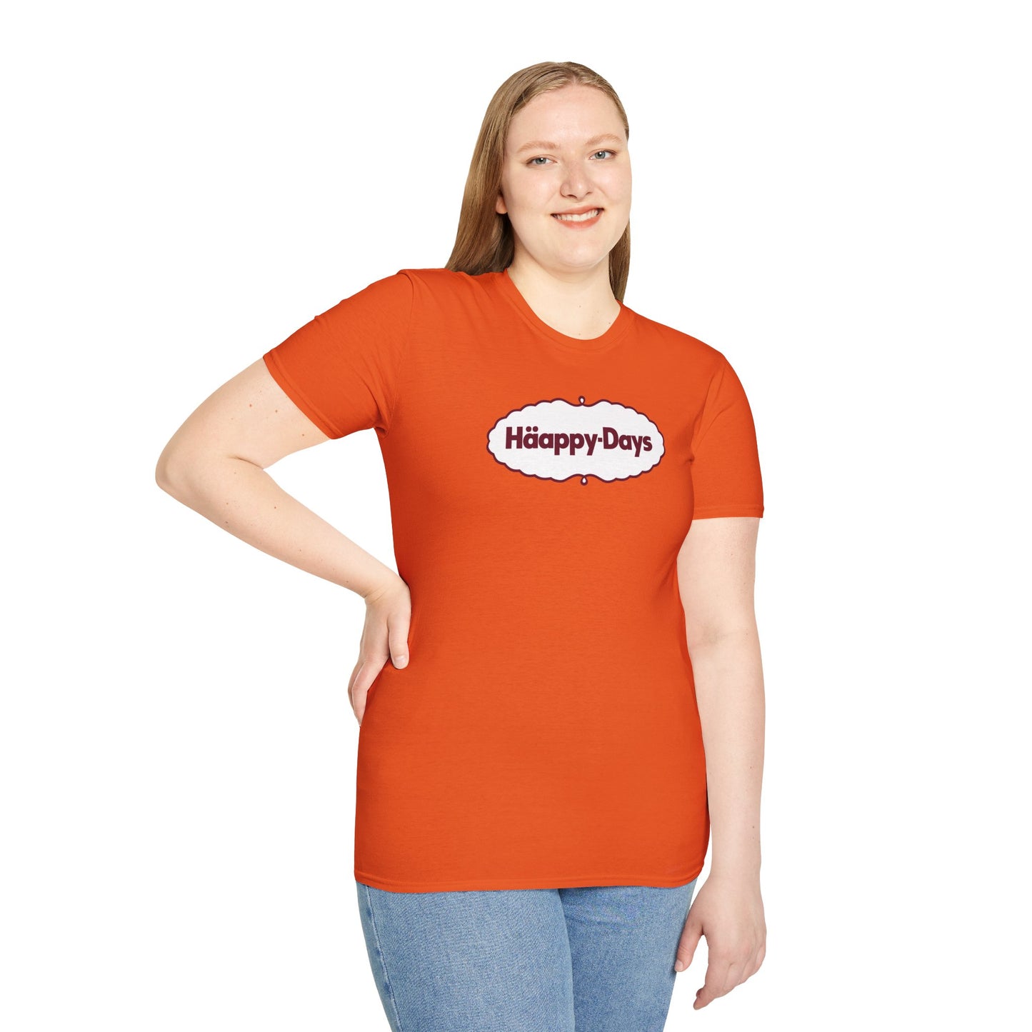 Häappy-Days Unisex Softstyle 100% Cotton T-Shirt