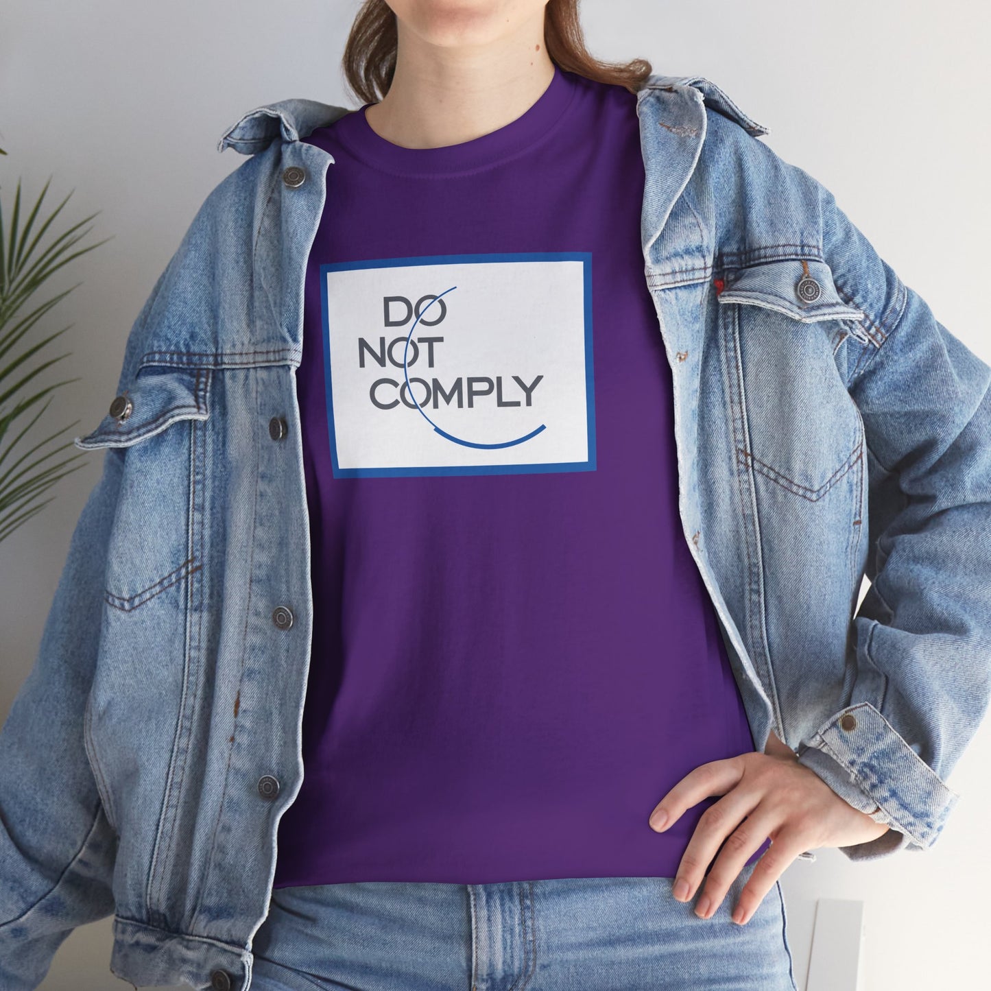 DO NOT COMPLY Unisex Heavy Cotton Tee