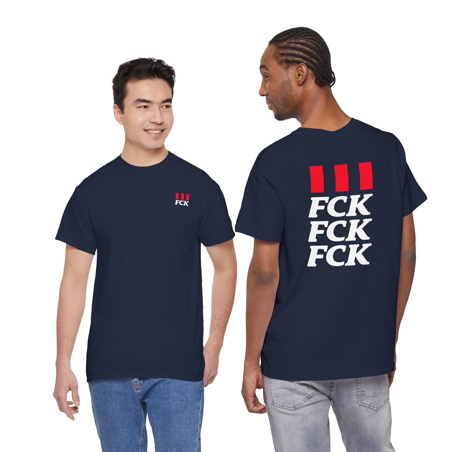 FCK FCK FCK Unisex Heavy Cotton Tee
