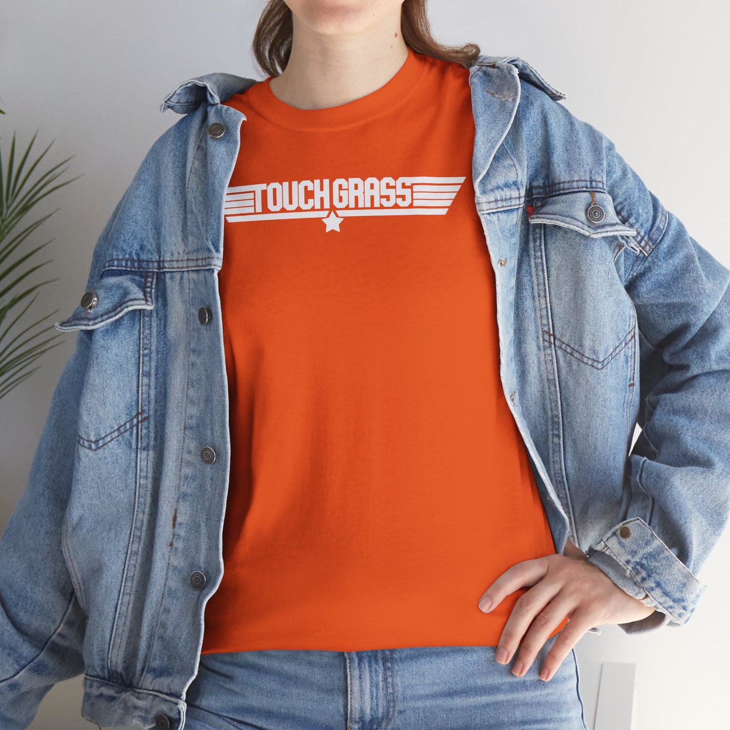 TOUCH GRASS Unisex Heavy Cotton Tee
