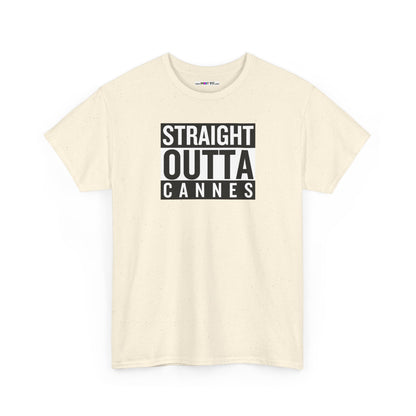 STRAIGHT OUTTA CANNES Unisex Heavy Cotton Tee