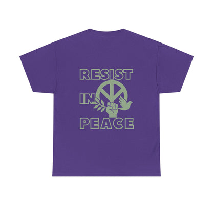 RESIST IN PEACE Unisex Heavy Cotton Tee